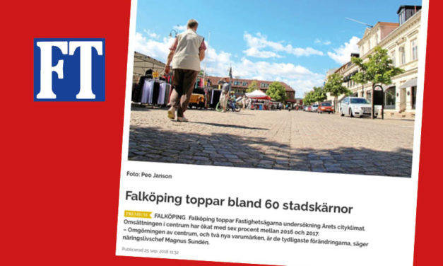 Falköping toppar bland 60 stadskärnor!